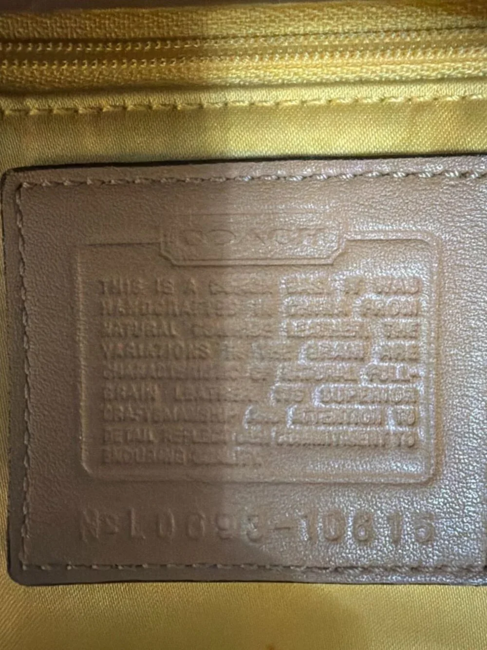 Coach crafted from